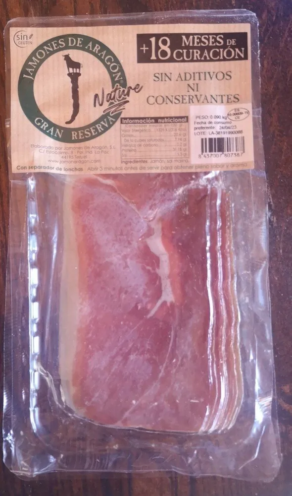 Jamón Gran Reserva 18 meses