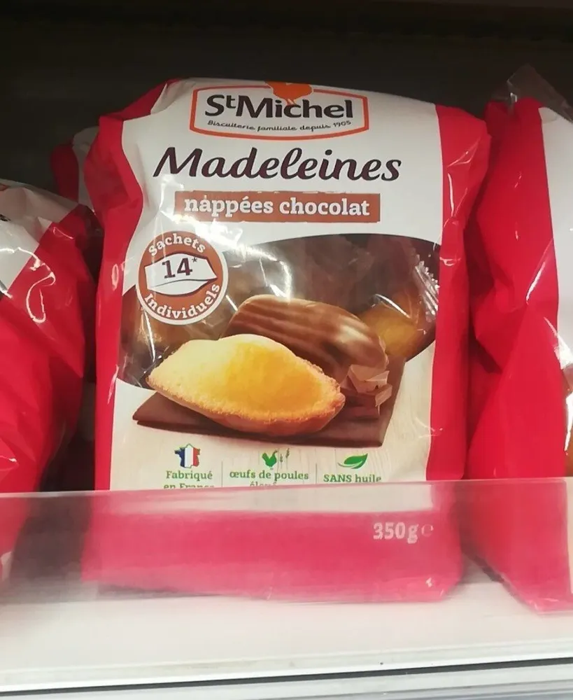 Madeleinea nappées chocolat