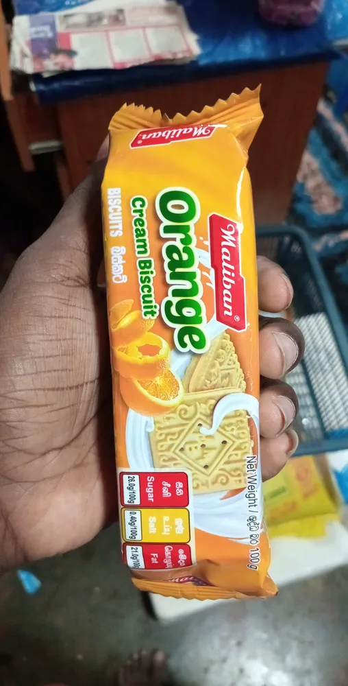 Orange Cream Biscuit
