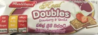 Real doubles cream biscuit