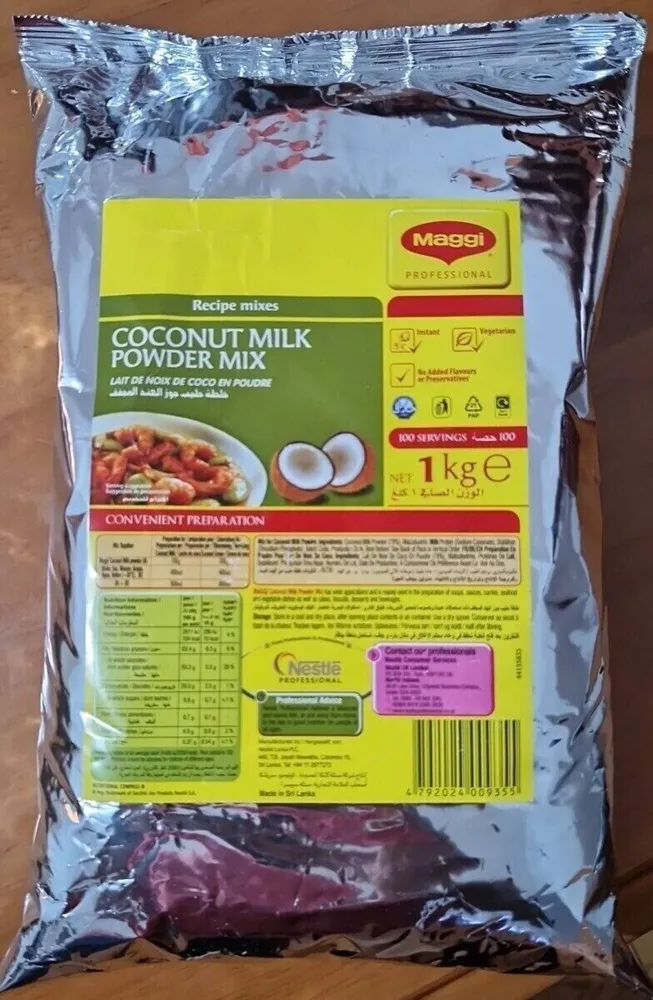 Coconut milk powder mix