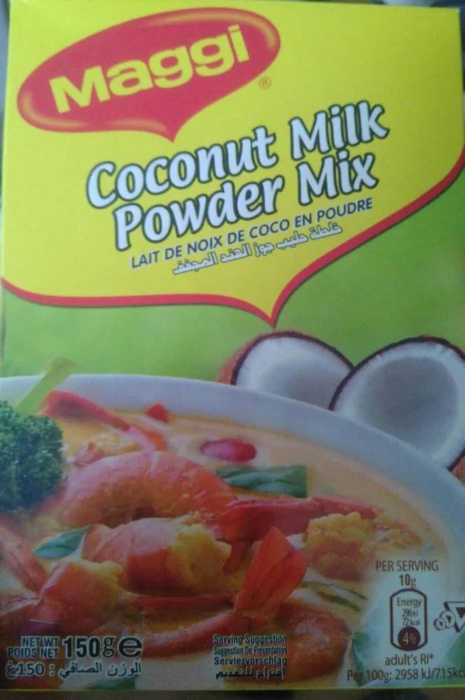 HOW oñoes Maggi Coconut Milk Powder Mix LAIT DE NO