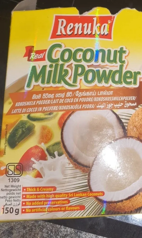 Coconut milk powder
