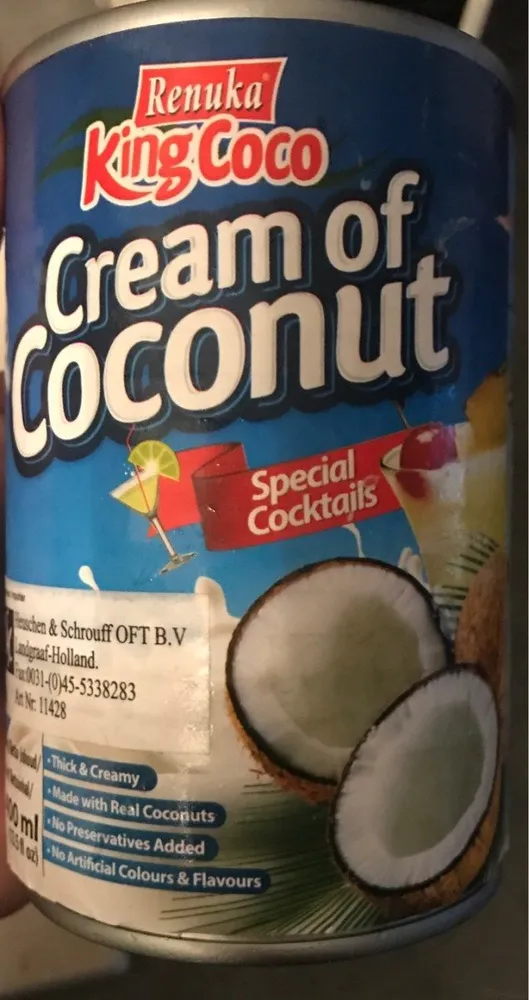 cream of coconut