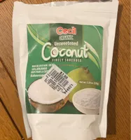 Unsweetened coconut