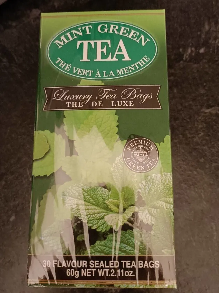 Mint green tea