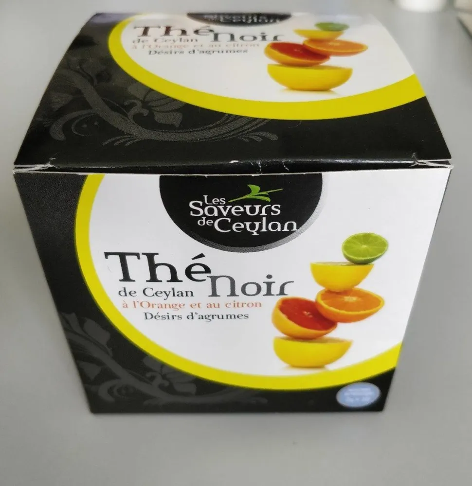 Thé Noir de Ceylan Désirs d'agrumes