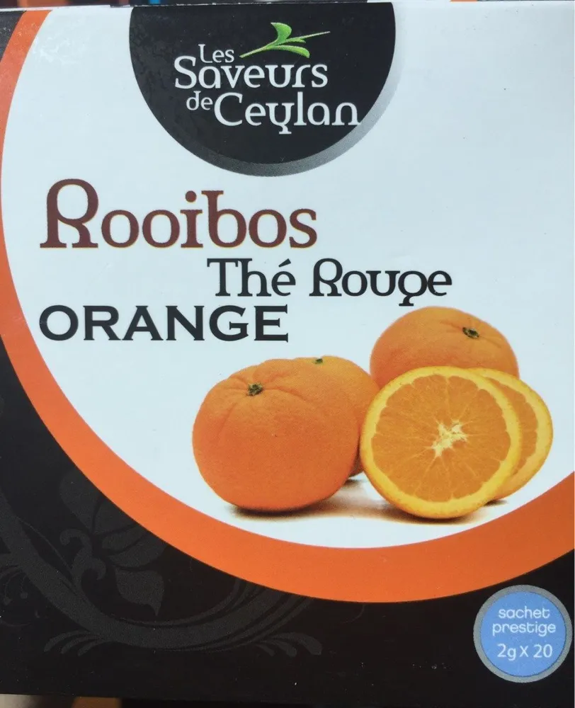 Rooibos thé rouge orange