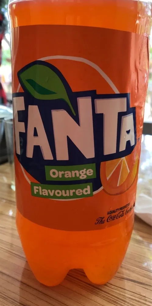Fanta orange flavoured
