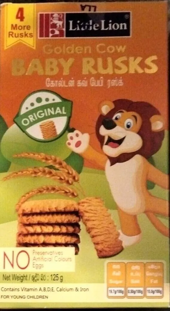 Golden cow Baby rusks