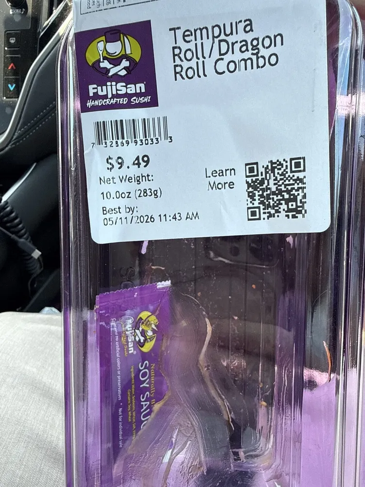 Tempura Roll/Dragon Roll Combo