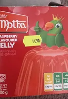 Raspberry flavoured jelly