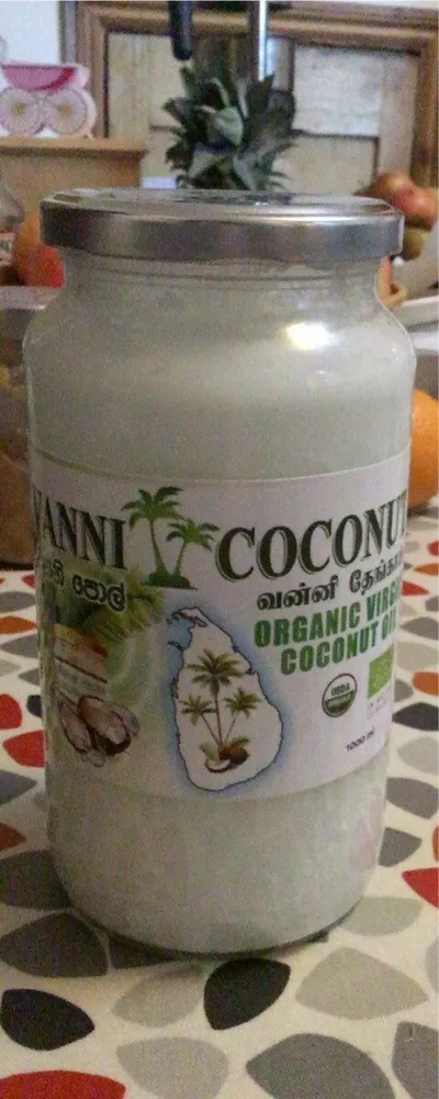 Coconut organic virgin oil