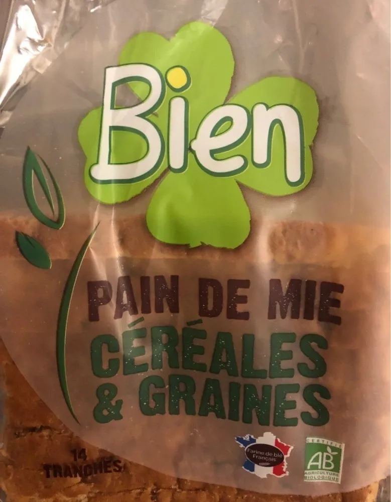 Pain de mie  Céréales et graines