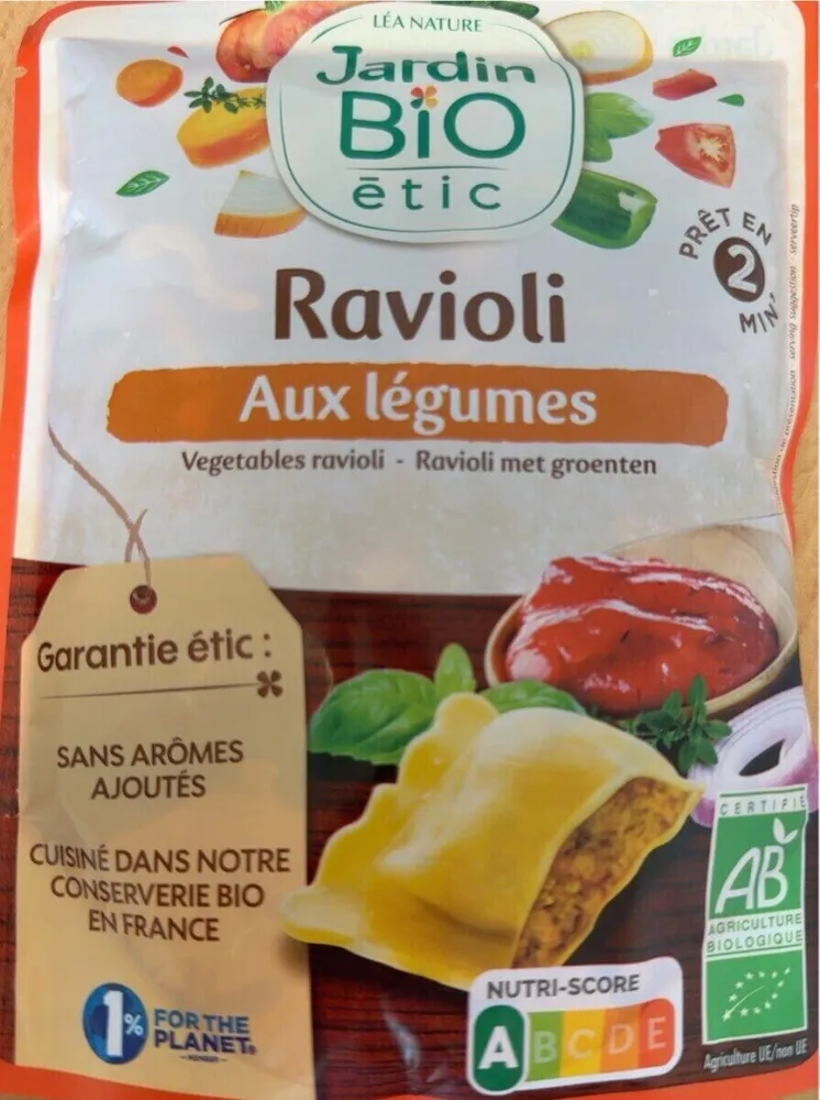 Ravioli aux légumes