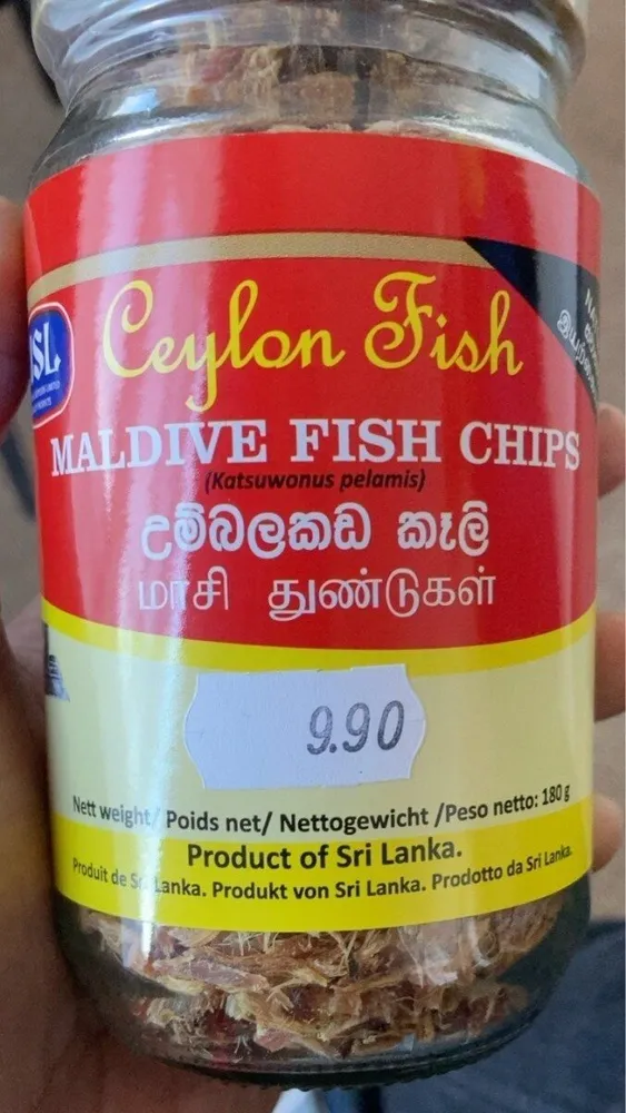 Maldive fish chips