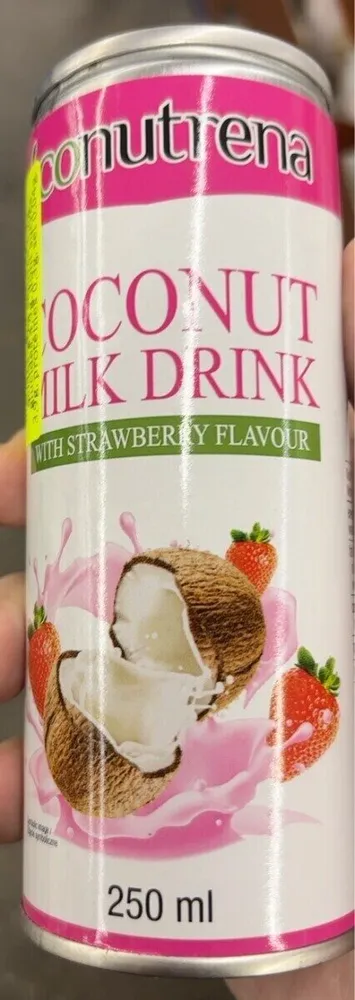 Lait de coco a la fraise