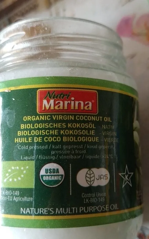 Organico Virgin coconut oil