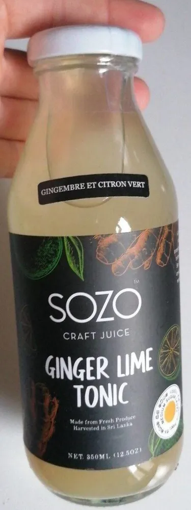 Ginger lime tonic