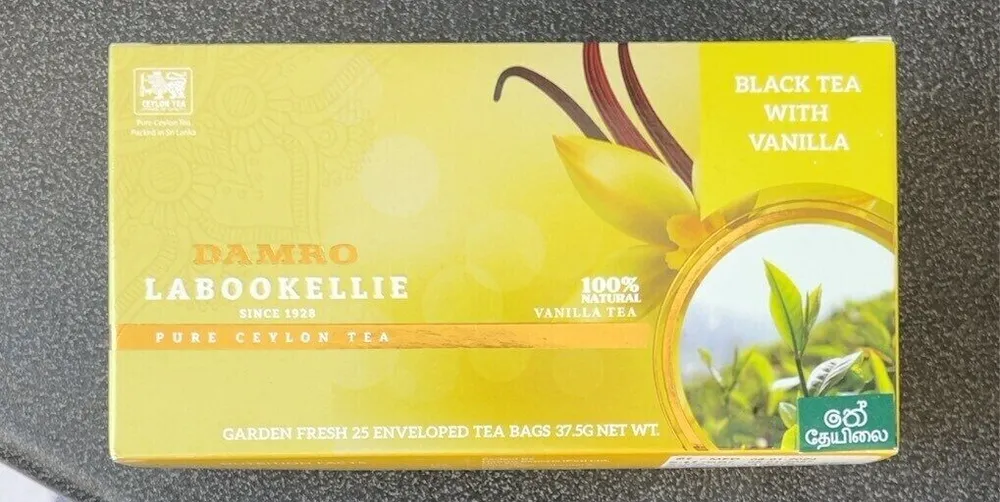 Black Tea with vanilla