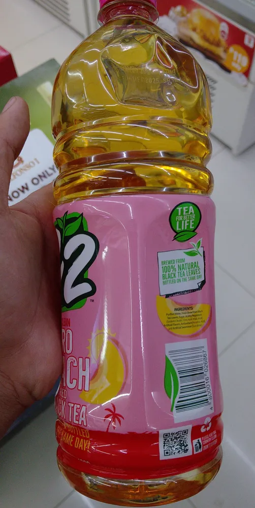 Peach Black Tea Litro