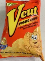 Vcut potato chips