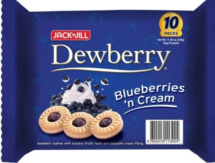 dewberry (b) bluebeeries 33g