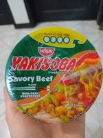 nissin cup yakisoba savory beef 52g