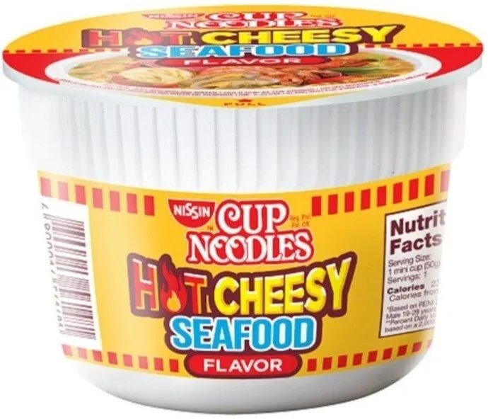 nissin cup hot cheesy seafood 50g