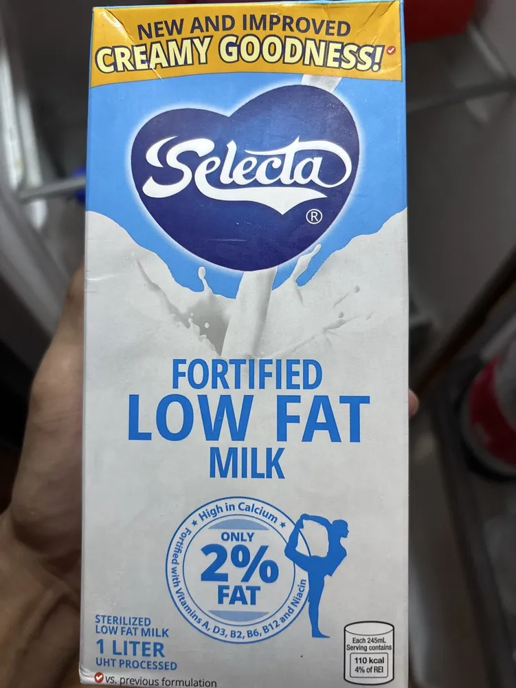 Fortified Low Fat Milk