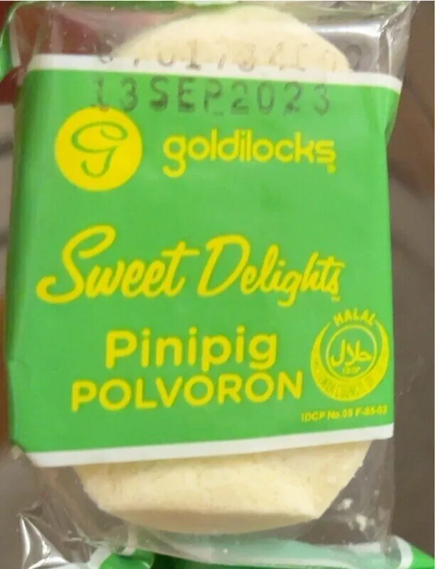 Pinipig polvoron