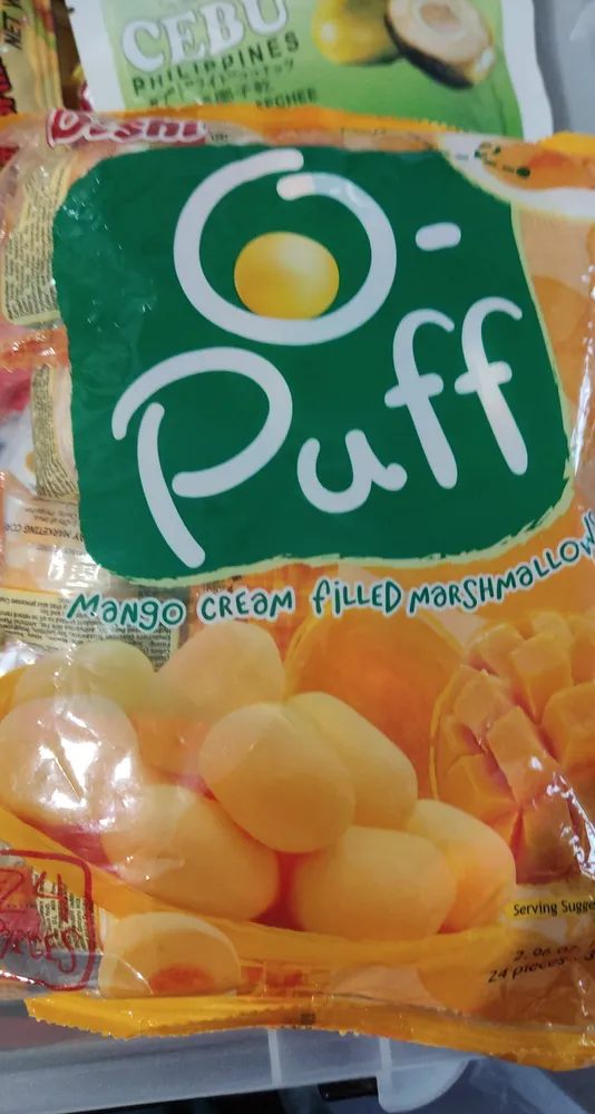 O-Puff Chocolate Cream Filled Marshmallows
