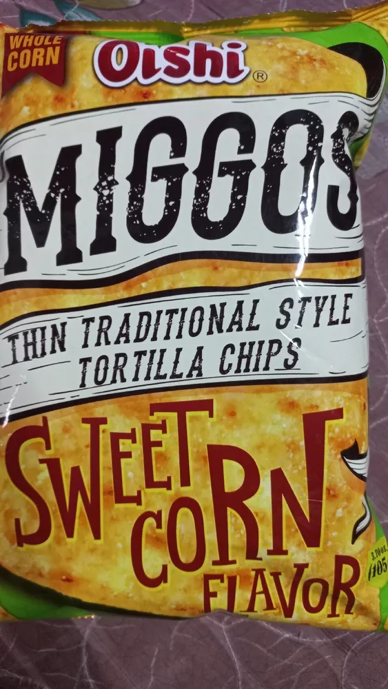'Miggos Thin Traditional Style Tortilla Chips Sweet Corn Flavor