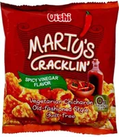 Marty's Cracklin' Vegetarian Chicharon Spicy Vinegar Flavor