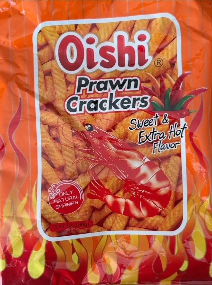 prawn crackers (o) sweet & extra hot 90g