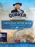 Quaker original with milk - instant oatmeal