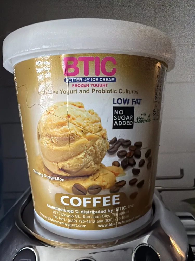 Low Fat Frozen Yogurt - Coffee