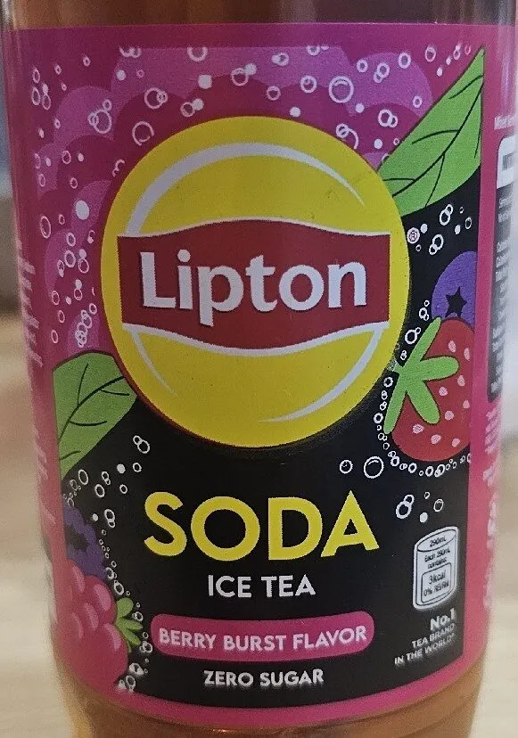 Soda Ice Tea Berry Burst Flavor