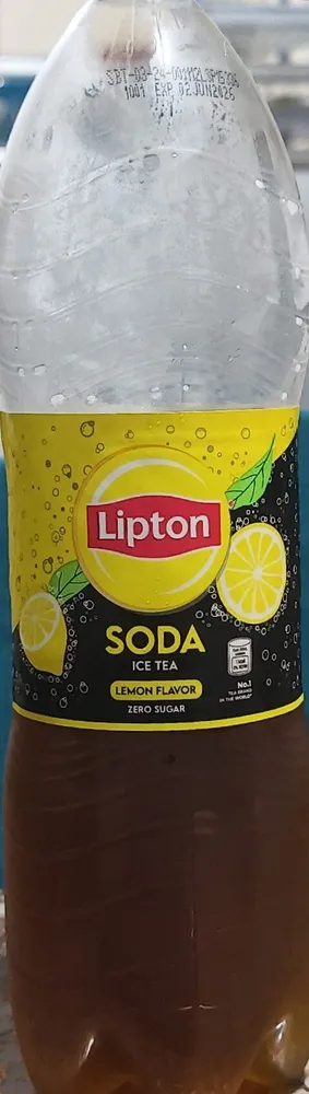 Lipton Soda Ice Tea Lemon Flavor