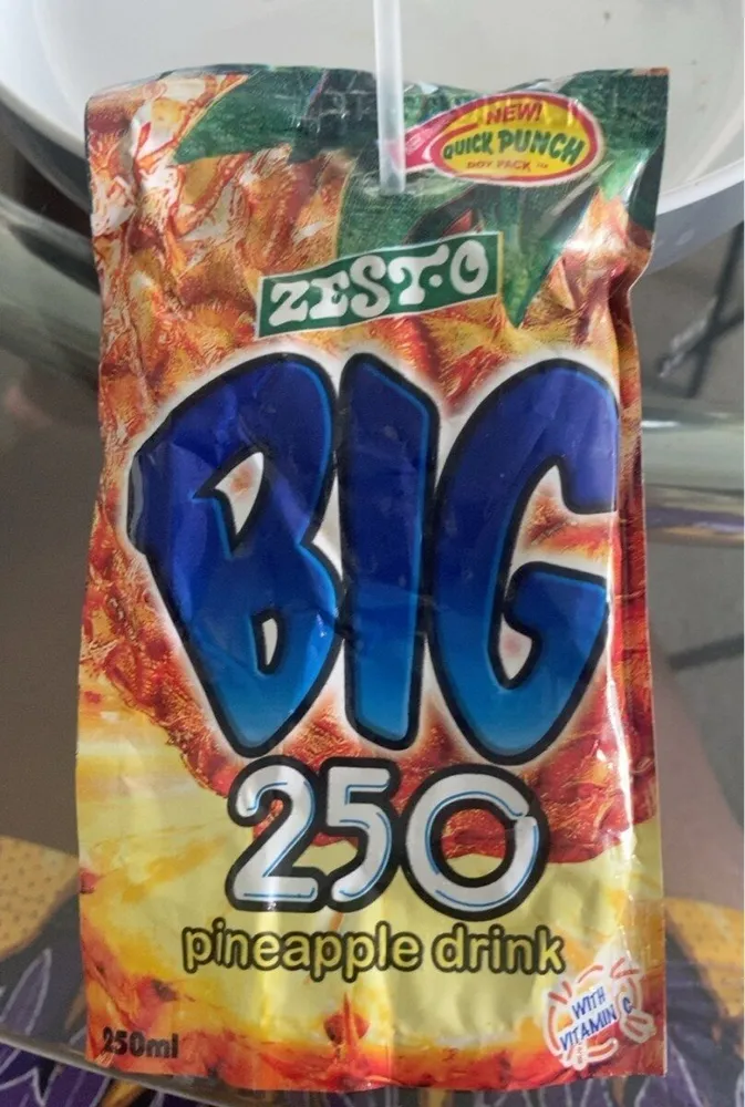Big Zesto Pineapple 250ml