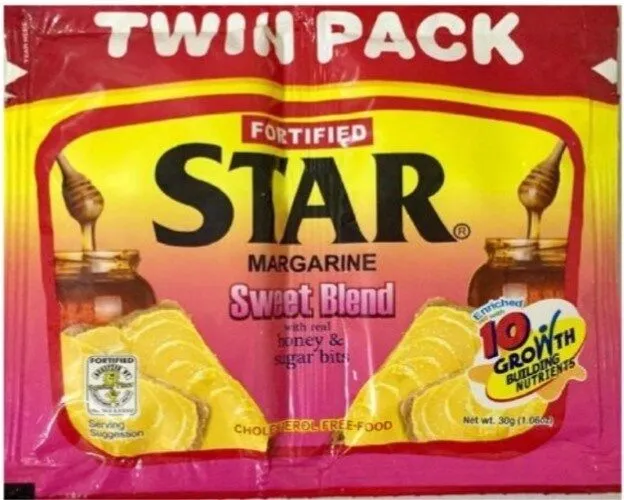 star margarine (p) sweet blend 30g