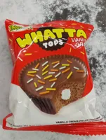 Lemon Square Whatta Tops Vanilla Cream Flavor (Cupcakes with Toppings)