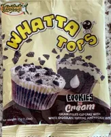 Lemon Square Whatta Tops Cookies 'n Cream Flavor (Cupcakes with Toppings)