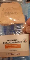 Foie gras de canard entier, recette au Champagne (2%) et aux deux poivres