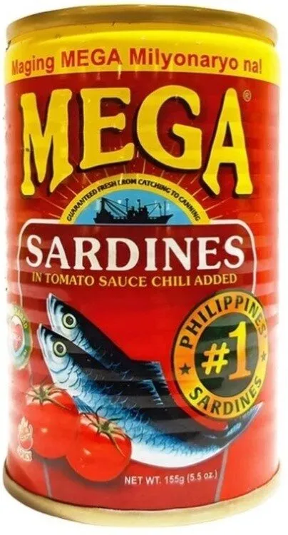 mega sardines (r) 155g