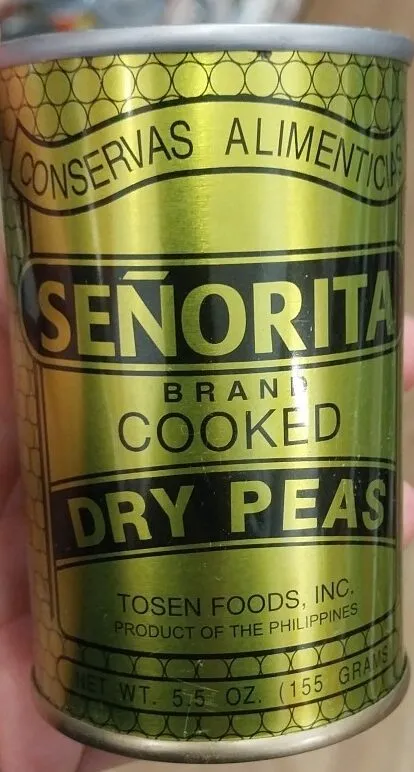Cooked Dry Peas Señorita Brand