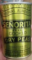 Cooked Dry Peas Señorita Brand