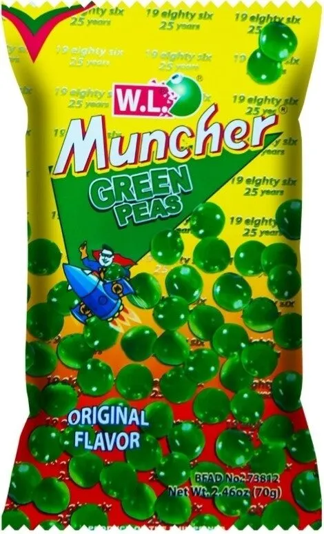 muncher green peas 70g