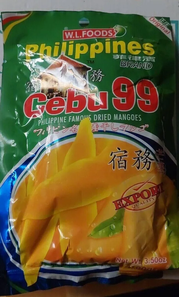 W.L.Foods Phillippines mangues seché