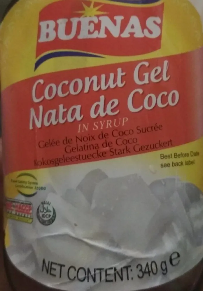 Coconut gel nata de coco